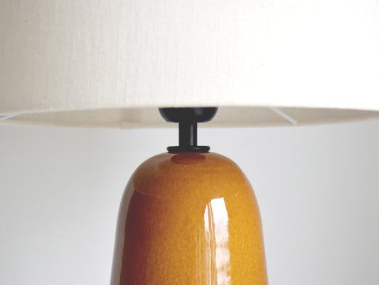 Luna Amber – Limited Edition Handcrafted Table Lamp