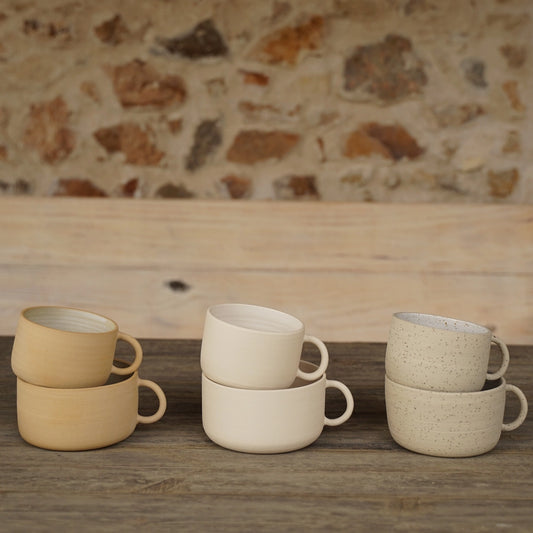Elena Large Speckled Ceramic Mug