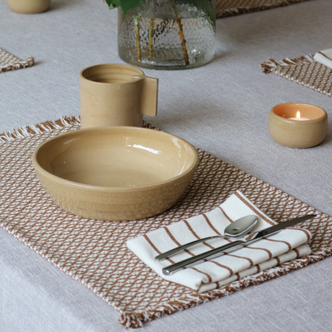 Paloma - Handgemaakte Placemat - Set van 2