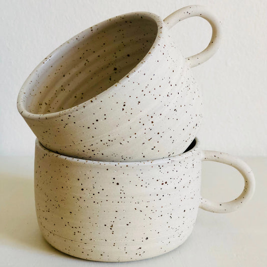 Elena Large Speckled Ceramic Mug